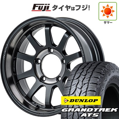 ジムニーシエラ/ジムニーノマド 夏タイヤ ホイール4本セット 225/70R16 ダンロップ グラントレック AT5 RAYS レイズ A LAP-J 2324 LIMITED EDITION 16インチ