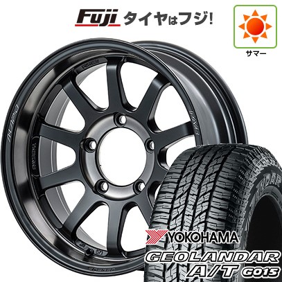 ジムニー 夏タイヤ ホイール4本セット 185/85R16 ヨコハマ ジオランダー A/T G015 WL/RBL RAYS レイズ A LAP-J 2324 LIMITED EDITION 16インチ