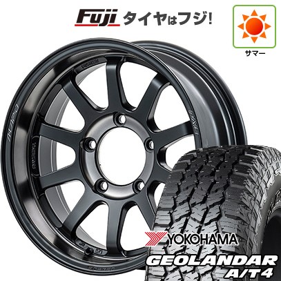 ジムニー 夏タイヤ ホイール4本セット 185/85R16 ヨコハマ ジオランダー A/T4 G018 WL/RBL RAYS レイズ A LAP-J 2324 LIMITED EDITION 16インチ