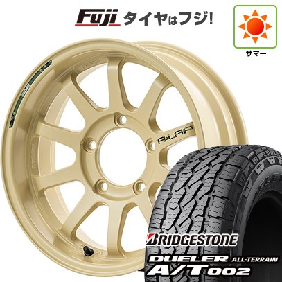 ジムニー 夏タイヤ ホイール4本セット 175/80R16 ブリヂストン デューラー A/T002 RBL RAYS レイズ A LAP-J DESERT EDITION 16インチ