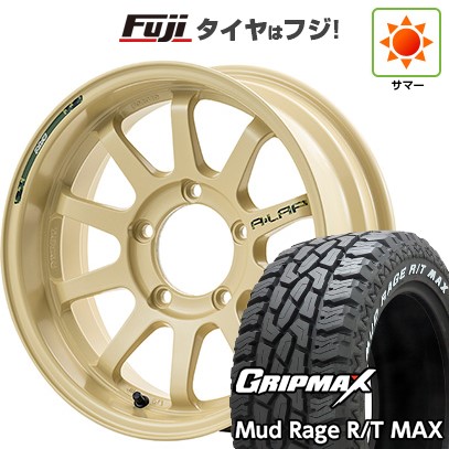 ジムニー 夏タイヤ ホイール4本セット 185/85R16 グリップマックス マッドレイジR/T MAX RWL(限定) RAYS レイズ A LAP-J DESERT EDITION 16インチ