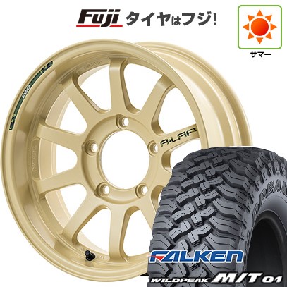 ジムニー 夏タイヤ ホイール4本セット 185/85R16 ファルケン ワイルドピーク M/T01 RAYS レイズ A LAP-J DESERT EDITION 16インチ