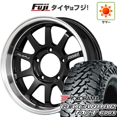 ジムニーシエラ/ジムニーノマド 夏タイヤ ホイール4本セット 215/70R16 ヨコハマ ジオランダー M/T G003 RAYS レイズ A LAP-J FORGED 16インチ