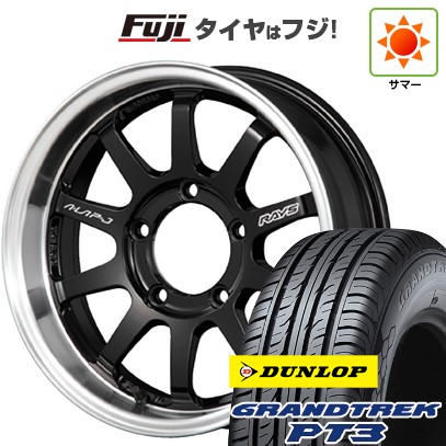 ジムニーシエラ/ジムニーノマド 夏タイヤ ホイール4本セット 215/70R16 ダンロップ グラントレック PT3 RAYS レイズ A LAP-J FORGED 16インチ