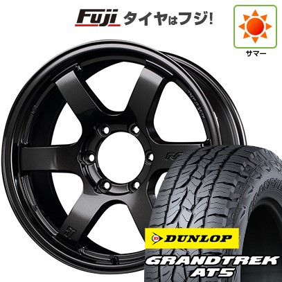 プラド/ハイラックス/トライトン 夏タイヤ ホイール4本セット 265/60R18 ダンロップ グラントレック AT5 RAYS レイズ グラムライツ 57DR-X 18インチ