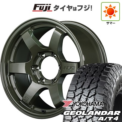 プラド/ハイラックス/トライトン 夏タイヤ ホイール4本セット 265/60R18 ヨコハマ ジオランダー A/T4 G018 RBL RAYS レイズ グラムライツ 57DR-X Limited Edition 18インチ