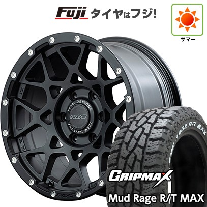 プラド/ハイラックス 夏タイヤ ホイール4本セット 265/70R17 グリップマックス マッドレイジR/T MAX RWL(限定) RAYS レイズ デイトナ M8 17インチ