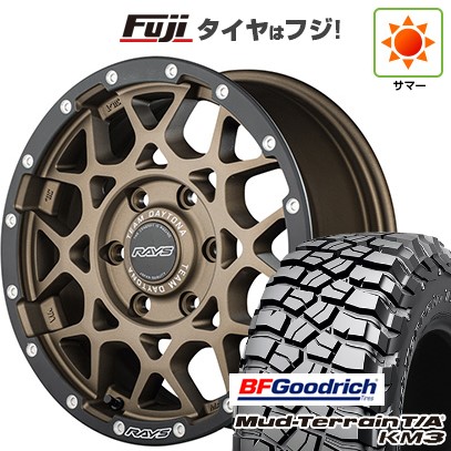 プラド/ハイラックス 夏タイヤ ホイール4本セット 265/70R17 BFグッドリッチ マッドテレーンT/A KM3 RAYS レイズ デイトナ M8 xB Edition 17インチ