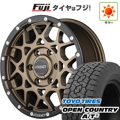 ハイエース200系 夏タイヤ ホイール4本セット 215/65R16 109/107R トーヨー オープンカントリー A/T III RWL/RBL RAYS レイズ デイトナ M8 xB Edition 16インチ