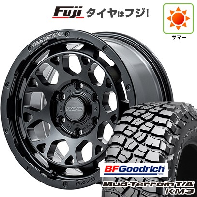 プラド/ハイラックス 夏タイヤ ホイール4本セット 265/70R17 BFグッドリッチ マッドテレーンT/A KM3 RAYS レイズ デイトナ M9+ 17インチ