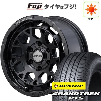 プラド/ハイラックス 夏タイヤ ホイール4本セット 265/70R17 ダンロップ グラントレック PT5 RAYS レイズ デイトナ M9+ SPEC-M 17インチ