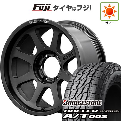 プラド/ハイラックス 夏タイヤ ホイール4本セット 265/70R17 ブリヂストン デューラー A/T002 OWL/RBL RAYS レイズ デイトナ D108 17インチ
