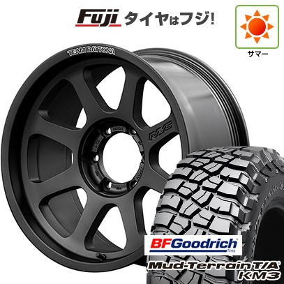 プラド/ハイラックス 夏タイヤ ホイール4本セット 265/70R17 BFグッドリッチ マッドテレーンT/A KM3 RAYS レイズ デイトナ D108 17インチ