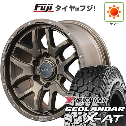 プラド/ハイラックス 夏タイヤ ホイール4本セット 265/70R17 ヨコハマ ジオランダー X-AT G016 RAYS レイズ デイトナ F6ブースト 17インチ