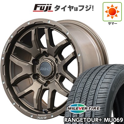 プラド/ハイラックス/トライトン(GSR) 夏タイヤ ホイール4本セット 265/65R17 ミレバー レンジツアープラスMU069(限定) RAYS レイズ デイトナ F6ブースト 17インチ