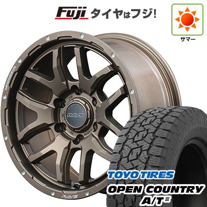 プラド/ハイラックス/トライトン(GSR) 夏タイヤ ホイール4本セット 265/65R17 トーヨー オープンカントリー A/T III RWL/RBL RAYS レイズ デイトナ F6ブースト 17インチ
