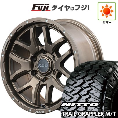 プラド/ハイラックス 夏タイヤ ホイール4本セット 265/70R17 ニットー トレイルグラップラー M/T RAYS レイズ デイトナ F6ブースト 17インチ