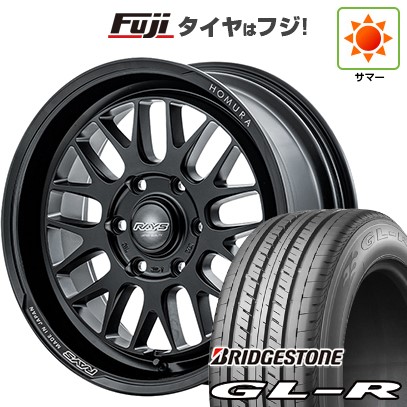 ハイエース200系 夏タイヤ ホイール4本セット 215/60R17 109/107R ブリヂストン GL-R RAYS レイズ ホムラ 2X9L-RA 17インチ