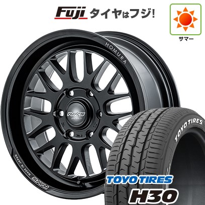 ハイエース200系 夏タイヤ ホイール4本セット 215/60R17 109/107R トーヨー H30 RAYS レイズ ホムラ 2X9L-RA 17インチ