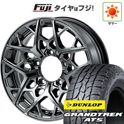 ジムニーシエラ/ジムニーノマド 夏タイヤ ホイール4本セット 215/70R16 ダンロップ グラントレック AT5 RAYS レイズ ベルサス VV25MX 16インチ