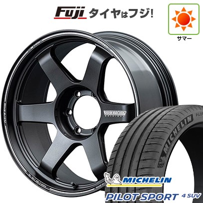 ランクル300 夏タイヤ ホイール4本セット 285/45R22 ミシュラン パイロット スポーツ4 SUV RAYS レイズ ボルクレーシング TE37 ULTRA X 22インチ
