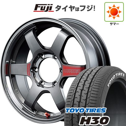 ハイエース200系 夏タイヤ ホイール4本セット 225/50R18 107/105R トーヨー H30 RAYS レイズ ボルクレーシング TE37SB SL 18インチ