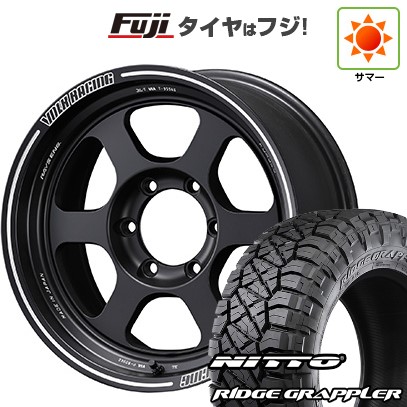 【パンク保証付き】プラド/ハイラックス/トライトン(GSR) 夏タイヤ ホイール4本セット 265/65R17 ニットー リッジグラップラー RAYS レイズ ボルクレーシング TE37XT 17インチ