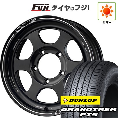 ジムニー 夏タイヤ ホイール4本セット 175/80R16 ダンロップ グラントレック PT5 RAYS レイズ ボルクレーシング TE37XT FOR J 16インチ