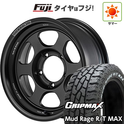 ジムニー 夏タイヤ ホイール4本セット 185/85R16 グリップマックス マッドレイジR/T MAX RWL(限定) RAYS レイズ ボルクレーシング TE37XT FOR J UL 16インチ