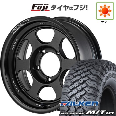 ジムニー 夏タイヤ ホイール4本セット 185/85R16 ファルケン ワイルドピーク M/T01 RAYS レイズ ボルクレーシング TE37XT FOR J UL 16インチ