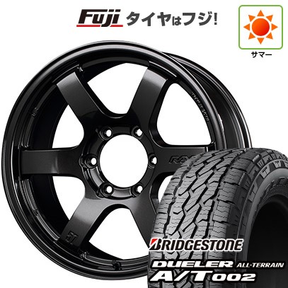 プラド/ハイラックス/トライトン 夏タイヤ ホイール4本セット 265/60R18 ブリヂストン デューラー A/T002 RBL RAYS レイズ グラムライツ 57DR-X 18インチ
