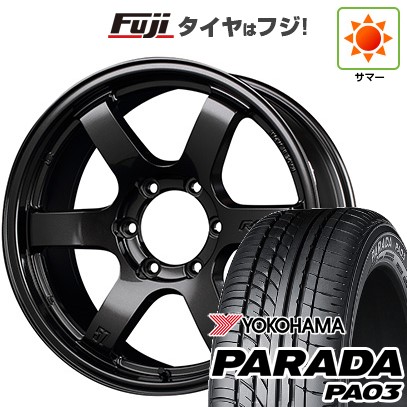 ハイエース200系 夏タイヤ ホイール4本セット 225/50R18 107/105H ヨコハマ PARADA PA03 ブラックレター RAYS レイズ グラムライツ 57DR-X 18インチ