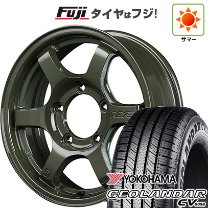 ジムニー 夏タイヤ ホイール4本セット 175/80R16 ヨコハマ ジオランダー CV G058 RAYS レイズ グラムライツ 57DR-X Limited Edition 16インチ