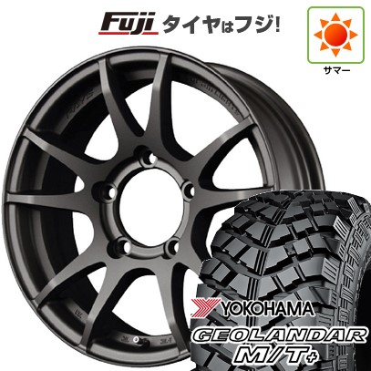 ジムニー 夏タイヤ ホイール4本セット 215/85R16 ヨコハマ ジオランダー M/T+ G001C RAYS レイズ グラムライツ 57JV 16インチ