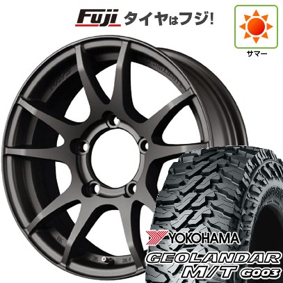 ジムニー 夏タイヤ ホイール4本セット 175/80R16 ヨコハマ ジオランダー M/T G003 RAYS レイズ グラムライツ 57JV 16インチ