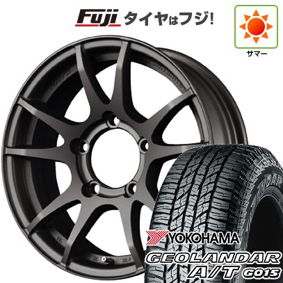 ジムニー 夏タイヤ ホイール4本セット 175/80R16 ヨコハマ ジオランダー A/T G015 RBL RAYS レイズ グラムライツ 57JV 16インチ