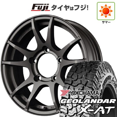 ジムニー 夏タイヤ ホイール4本セット 195/80R16 ヨコハマ ジオランダー X-AT G016 OWL RAYS レイズ グラムライツ 57JV 16インチ