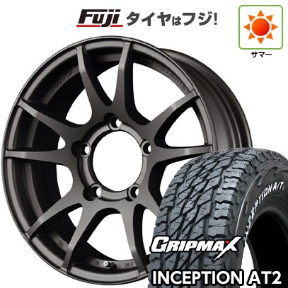 ジムニー 夏タイヤ ホイール4本セット 175/80R16 グリップマックス インセプション A/TII RWL(限定) RAYS レイズ グラムライツ 57JV 16インチ