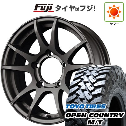 ジムニー 夏タイヤ ホイール4本セット 195/80R16 トーヨー オープンカントリー M/T RAYS レイズ グラムライツ 57JV 16インチ