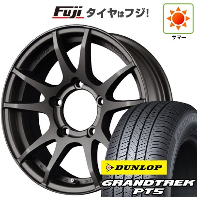 ジムニー 夏タイヤ ホイール4本セット 175/80R16 ダンロップ グラントレック PT5 RAYS レイズ グラムライツ 57JV 16インチ