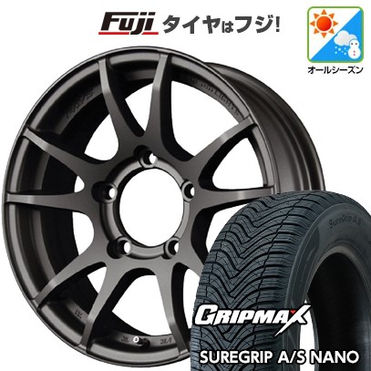 ジムニー オールシーズンタイヤ ホイール4本セット 175/80R16 グリップマックス シュアグリップ オールシーズン ナノ(限定) RAYS レイズ グラムライツ 57JV 16インチ