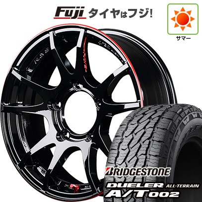 ジムニー 夏タイヤ ホイール4本セット 175/80R16 ブリヂストン デューラー A/T002 RBL RAYS レイズ グラムライツ 57JV REV LIMIT EDITION 16インチ