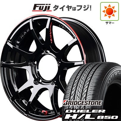 ジムニー 夏タイヤ ホイール4本セット 175/80R16 ブリヂストン デューラー H/L850 RAYS レイズ グラムライツ 57JV REV LIMIT EDITION 16インチ