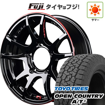 ジムニー 夏タイヤ ホイール4本セット 175/80R16 トーヨー オープンカントリー A/T III RBL RAYS レイズ グラムライツ 57JV REV LIMIT EDITION 16インチ