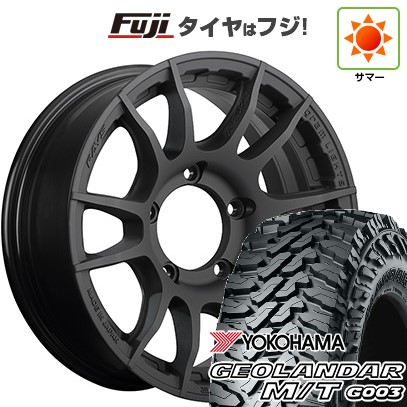 ジムニーシエラ/ジムニーノマド 夏タイヤ ホイール4本セット 225/70R16 ヨコハマ ジオランダー M/T G003 RAYS レイズ グラムライツ 57XR-X 16インチ