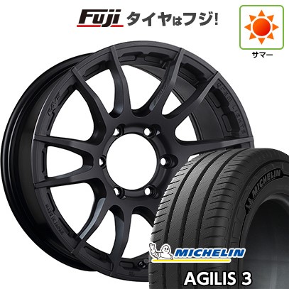 ハイエース200系 夏タイヤ ホイール4本セット 215/65R16 109/107T ミシュラン アジリス3 RAYS レイズ グラムライツ 57XR-X 16インチ