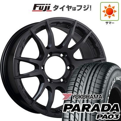 ハイエース200系 夏タイヤ ホイール4本セット 215/65R16 109/107S ヨコハマ PARADA PA03 ホワイトレター RAYS レイズ グラムライツ 57XR-X 16インチ