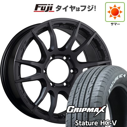 ハイエース200系 夏タイヤ ホイール4本セット 215/65R16 109/107S グリップマックス スタチャー HC-V RWL(限定) RAYS レイズ グラムライツ 57XR-X 16インチ