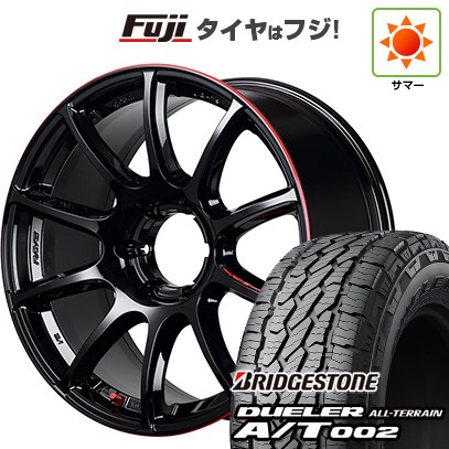 プラド/ハイラックス/トライトン 夏タイヤ ホイール4本セット 265/60R18 ブリヂストン デューラー A/T002 RBL RAYS レイズ グラムライツ 57トランスX REV LIMIT EDITION 18インチ