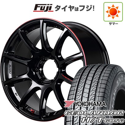 プラド/ハイラックス/トライトン 夏タイヤ ホイール4本セット 265/60R18 ヨコハマ ジオランダー H/T G056 RAYS レイズ グラムライツ 57トランスX REV LIMIT EDITION 18インチ